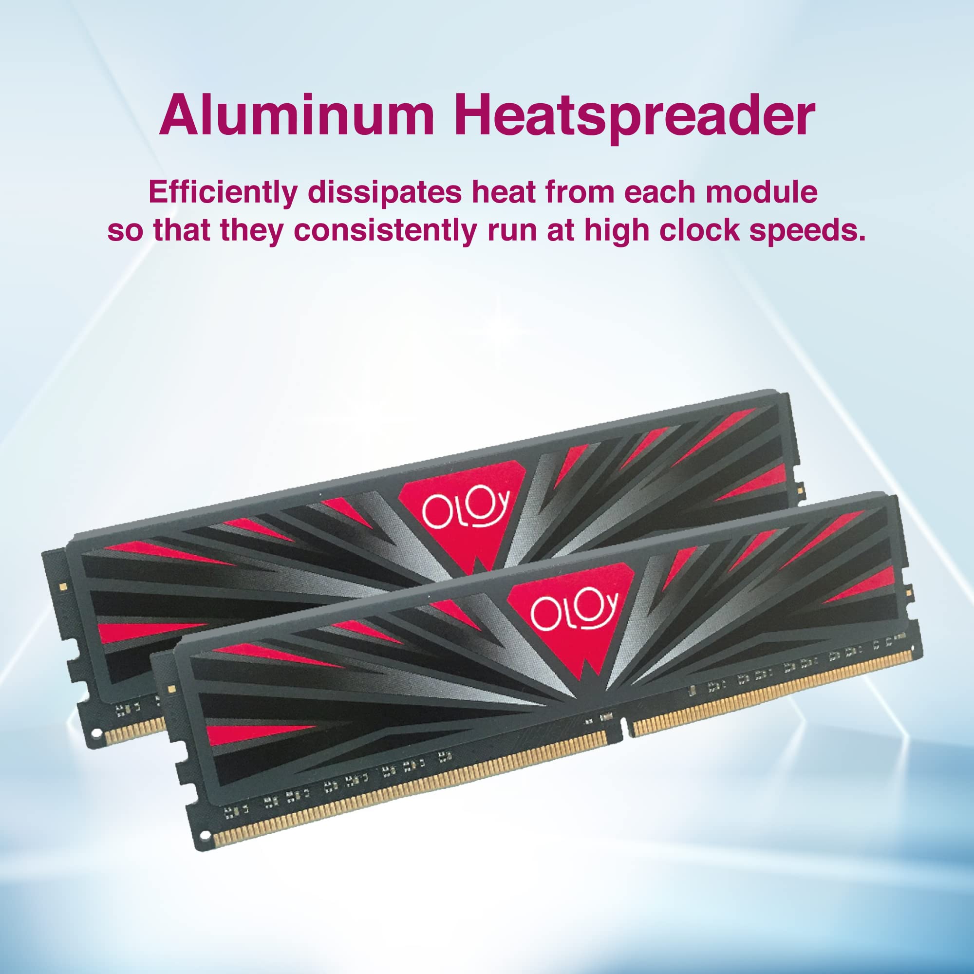 OLOy DDR4 RAM 8GB (1x8GB) 2666 MHz CL19 1.2V 288-Pin Desktop